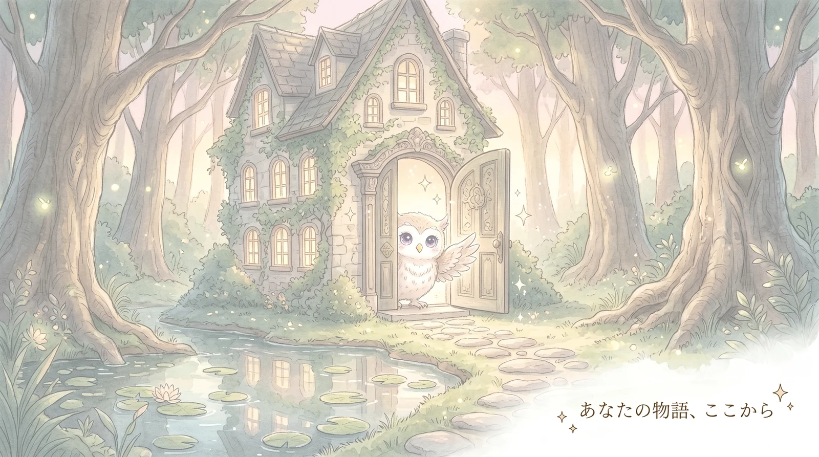 森の中のふくろう - あなたの物語、ここから 森の中のふくろう - あなたの物語、ここから
